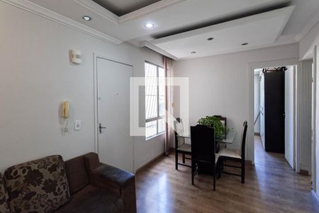 Sala  de apartamento à venda com 2 quartos, 51m² em Kennedy, Contagem