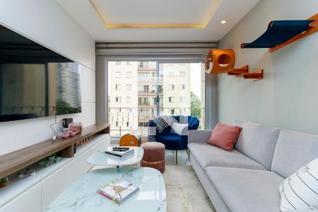 Sala de apartamento para alugar com 2 quartos, 67m² em Nova Piraju, São Paulo