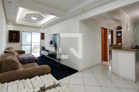 Sala de apartamento para alugar com 2 quartos, 90m² em Maracanã, Praia Grande