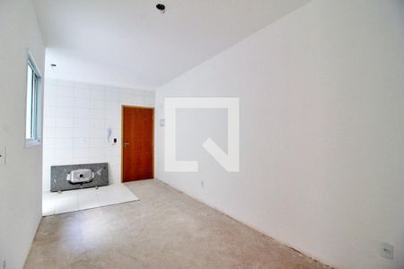 Sala/Cozinha de apartamento à venda com 2 quartos, 42m² em Vila Príncipe de Gales, Santo André
