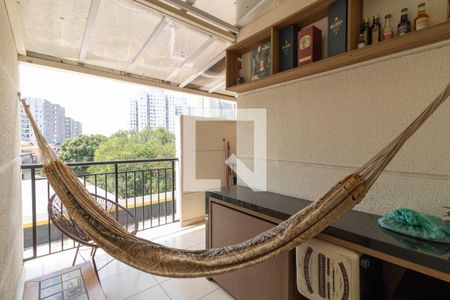 Varanda da Sala de apartamento para alugar com 2 quartos, 55m² em Vila Brasilândia, São Paulo