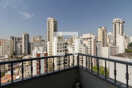 Varanda da Sala de apartamento à venda com 3 quartos, 181m² em Santa Cecilia, São Paulo