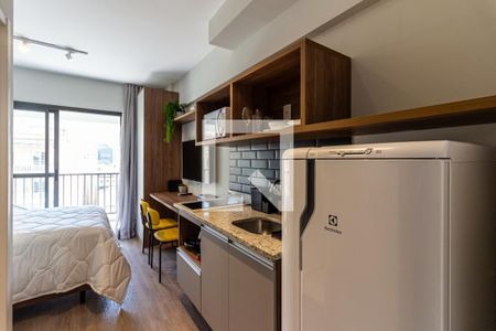 Studio para alugar com 21m², 1 quarto e sem vaga Studio para alugar com 21m², 1 quarto e sem vagaCozinha