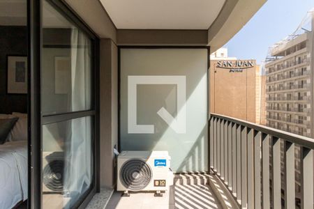 Varanda de kitnet/studio à venda com 1 quarto, 21m² em República, São Paulo