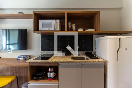 Studio para alugar com 21m², 1 quarto e sem vaga Studio para alugar com 21m², 1 quarto e sem vagaCozinha