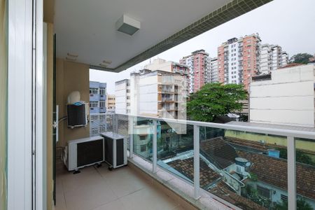 Varanda da Sala de apartamento à venda com 2 quartos, 70m² em Tijuca, Rio de Janeiro