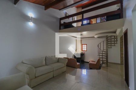 Sala de casa de condomínio para alugar com 3 quartos, 380m² em Chácara Morada Mediterrânea, Jundiaí