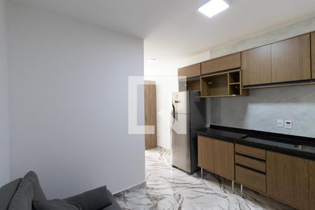Sala/Cozinha de apartamento à venda com 1 quarto, 25m² em Vila Mazzei, São Paulo