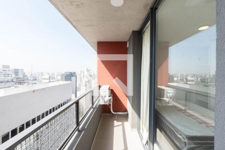 Studio para alugar com 25m², 1 quarto e sem vagaSacada