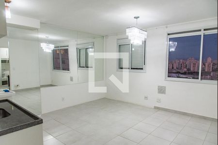Sala/cozinha de apartamento à venda com 1 quarto, 35m² em Cambuci, São Paulo