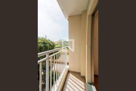 Varanda da Sala de apartamento à venda com 3 quartos, 67m² em Vila Homero Thon, Santo André