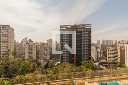 Vista da Sala de apartamento à venda com 4 quartos, 254m² em Vila Andrade, São Paulo