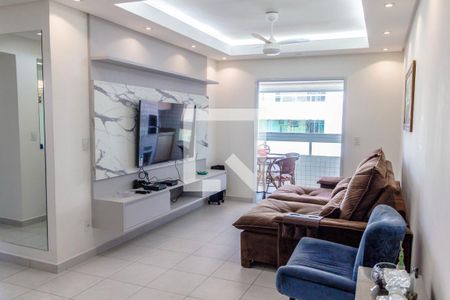 Sala de apartamento para alugar com 3 quartos, 100m² em Guilhermina, Praia Grande