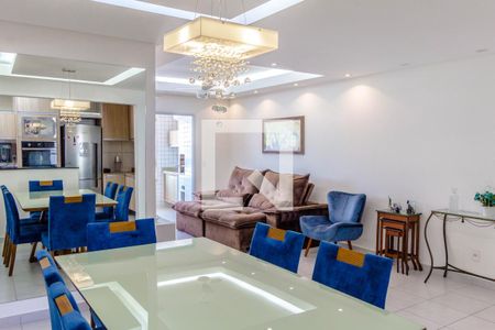 Sala de apartamento para alugar com 3 quartos, 100m² em Guilhermina, Praia Grande