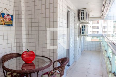 Varanda Gourmet de apartamento para alugar com 3 quartos, 100m² em Guilhermina, Praia Grande