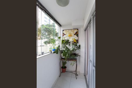 Varanda da sala  de apartamento à venda com 3 quartos, 85m² em Ouro Preto, Belo Horizonte