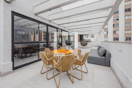 Apartamento para alugar com 28m², 1 quarto e sem vagaÁrea comum - Salão de festas