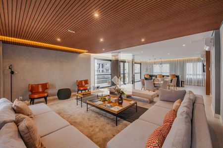 Área comum - Salão de festas de apartamento para alugar com 1 quarto, 28m² em Pinheiros, São Paulo