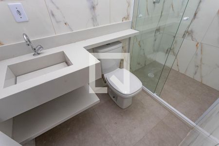Banheiro  de casa para alugar com 1 quarto, 35m² em Centro, Diadema