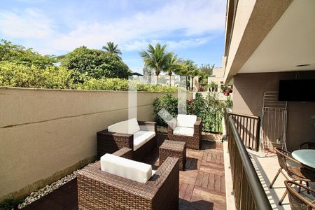 Varanda da Sala de apartamento à venda com 4 quartos, 125m² em Recreio dos Bandeirantes, Rio de Janeiro