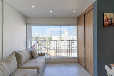 Sala de apartamento para alugar com 1 quarto, 38m² em Brooklin Paulista, São Paulo