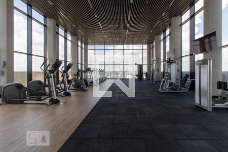 Studio para alugar com 32m², 1 quarto e sem vaga Studio para alugar com 32m², 1 quarto e sem vagaAcademia