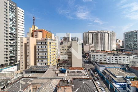 Vista do Quarto de apartamento para alugar com 1 quarto, 26m² em Barra Funda, São Paulo