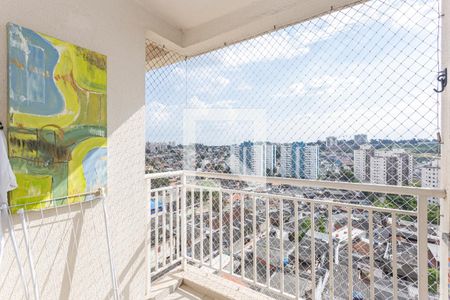 Varanda da Sala de apartamento à venda com 2 quartos, 58m² em Vila Caraguata, São Paulo