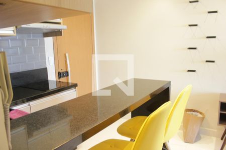 Studio para alugar com 38m², 1 quarto e 1 vagaCozinha com bancada