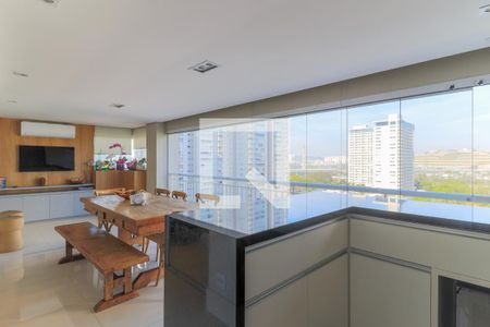 Varanda da Sala de apartamento à venda com 3 quartos, 130m² em Jardim Dom Bosco, São Paulo