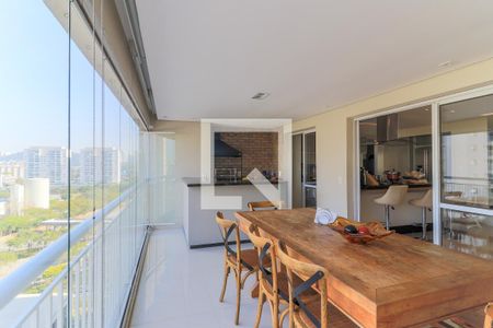 Varanda da Sala de apartamento à venda com 3 quartos, 130m² em Jardim Dom Bosco, São Paulo