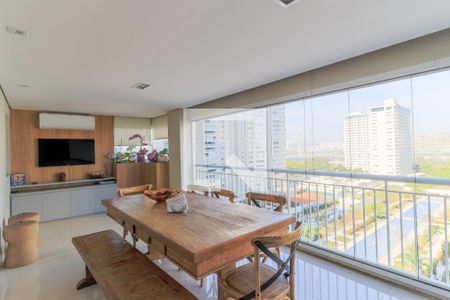 Varanda da Sala de apartamento à venda com 3 quartos, 130m² em Jardim Dom Bosco, São Paulo