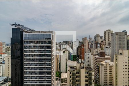 Vista Sala de apartamento à venda com 1 quarto, 85m² em Jardim Paulista, São Paulo