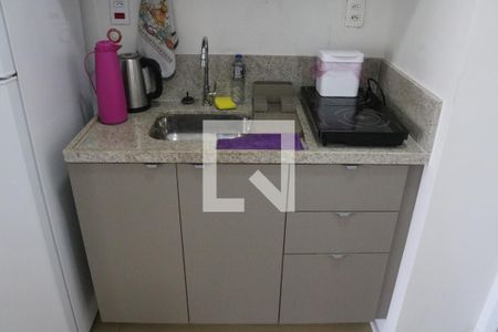 Cozinha de kitnet/studio à venda com 1 quarto, 25m² em Perdizes, São Paulo