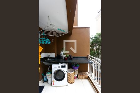 Varanda  de apartamento para alugar com 2 quartos, 47m² em Jardim Umarizal, São Paulo