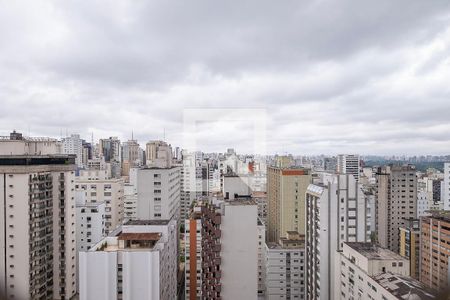 Vista da Sala de apartamento para alugar com 2 quartos, 117m² em Cerqueira César, São Paulo
