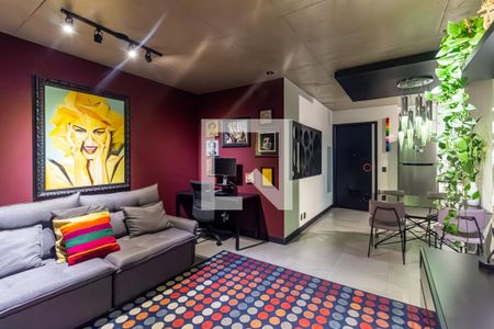 Sala de Estar de apartamento à venda com 2 quartos, 74m² em Bela Vista, São Paulo