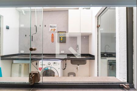 Vista da Sala de apartamento à venda com 2 quartos, 48m² em Vila Valparaíso, Santo André