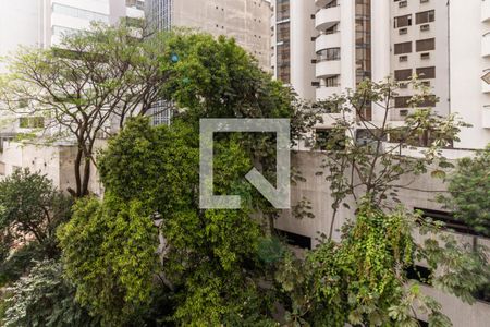 Sala -  Vista de apartamento para alugar com 2 quartos, 60m² em Bela Vista, São Paulo