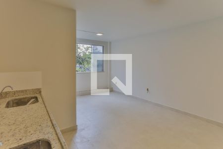 Sala/Cozinha de kitnet/studio para alugar com 1 quarto, 25m² em Barro Preto, Belo Horizonte