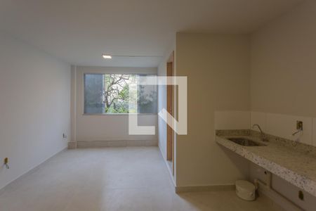 Quarto/Cozinha de kitnet/studio para alugar com 1 quarto, 25m² em Barro Preto, Belo Horizonte