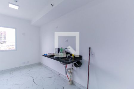 Cozinha de apartamento para alugar com 1 quarto, 28m² em Belenzinho, São Paulo