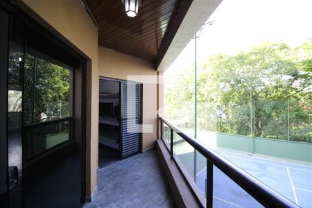 Varanda da Sala de apartamento para alugar com 3 quartos, 156m² em Balneário Cidade Atlântica, Guarujá