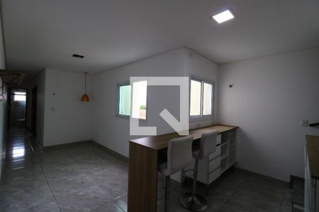 Sala de apartamento à venda com 2 quartos, 93m² em Vila Clarice, Santo André