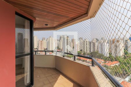 Varanda da Sala de apartamento à venda com 3 quartos, 115m² em Campo Belo, São Paulo