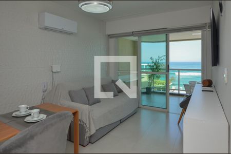 Sala de apartamento à venda com 1 quarto, 51m² em Recreio dos Bandeirantes, Rio de Janeiro