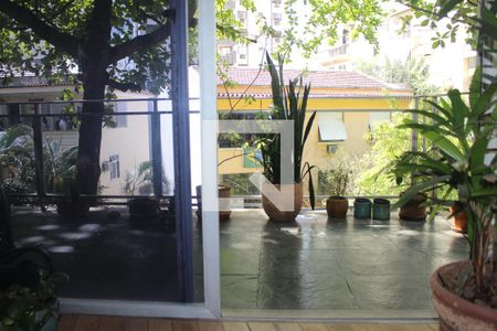 Varanda da Sala de apartamento para alugar com 1 quarto, 62m² em Humaitá, Rio de Janeiro