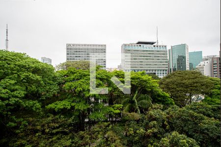 Vista sala de estar de apartamento para alugar com 2 quartos, 79m² em Bela Vista, São Paulo