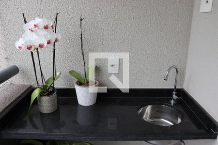 Pia da sacada  de apartamento à venda com 2 quartos, 56m² em Vila Andrade, São Paulo