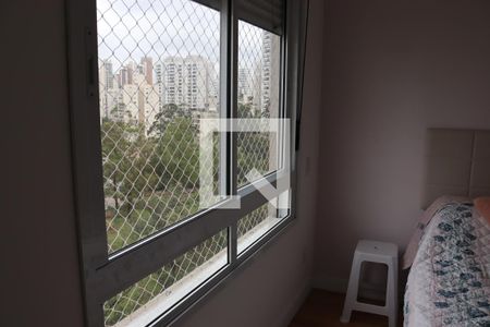 Janela da Suite de apartamento à venda com 2 quartos, 56m² em Vila Andrade, São Paulo
